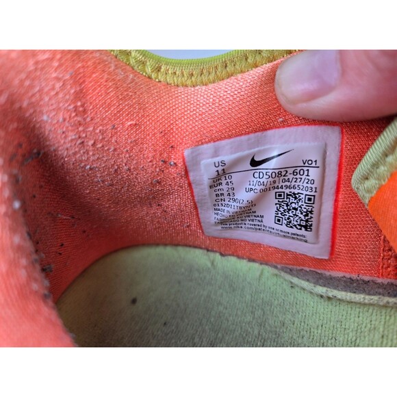 Nike PG 4 Hot Sauce Basketball Shoes Men\'s 11 Yellow Athletic Court Gym Sneakers main image 6